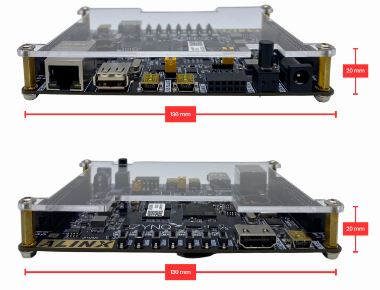 ALINX AX7010 เป็นบอร์ดที่ถูกคัดเลือกโดย Design Gateway ผู้นำด้าน FPGA ว่าเป็นบอร์ดที่มอบคุณสมบัติที่โดดเด่นในราคาที่คุ้มค่าอย่างยิ่ง รองรับทั้งผู้เริ่มต้นและผู้เชี่ยวชาญ ด้วยชิป AMD Zynq™ 7000 SoC ที่รวม ARM dual-core Cortex™-A9 และ Xilinx 7 Series FPGA ไว้ในบอร์ดเดียว พร้อมฟีเจอร์การพัฒนาซอฟต์แวร์และฮาร์ดแวร์ รวมถึงการรันระบบปฏิบัติการ Linux ได้อย่างราบรื่น มาพร้อมกับโปรเจกต์ตัวอย่างมากมายและเครื่องมือยอดนิยมจาก AMD ที่ใช้กันอย่างแพร่หลาย ช่วยให้ผู้ใช้งานทุกระดับสร้างสรรค์ผลงานได้อย่างง่ายดายและมีประสิทธิภาพในราคาที่คุ้มค่าที่สุด
