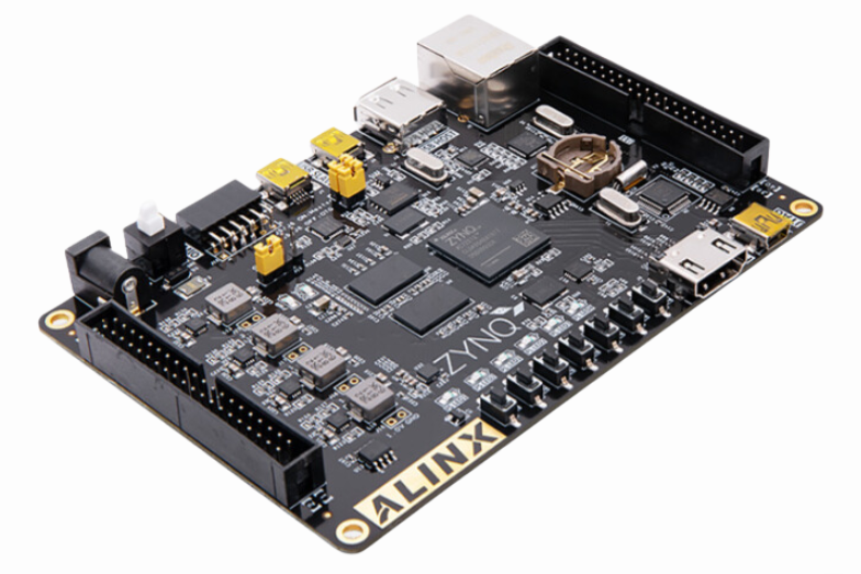 ALINX AX7010 เป็นบอร์ดที่ถูกคัดเลือกโดย Design Gateway ผู้นำด้าน FPGA ว่าเป็นบอร์ดที่มอบคุณสมบัติที่โดดเด่นในราคาที่คุ้มค่าอย่างยิ่ง รองรับทั้งผู้เริ่มต้นและผู้เชี่ยวชาญ ด้วยชิป AMD Zynq™ 7000 SoC ที่รวม ARM dual-core Cortex™-A9 และ Xilinx 7 Series FPGA ไว้ในบอร์ดเดียว พร้อมฟีเจอร์การพัฒนาซอฟต์แวร์และฮาร์ดแวร์ รวมถึงการรันระบบปฏิบัติการ Linux ได้อย่างราบรื่น มาพร้อมกับโปรเจกต์ตัวอย่างมากมายและเครื่องมือยอดนิยมจาก AMD ที่ใช้กันอย่างแพร่หลาย ช่วยให้ผู้ใช้งานทุกระดับสร้างสรรค์ผลงานได้อย่างง่ายดายและมีประสิทธิภาพในราคาที่คุ้มค่าที่สุด